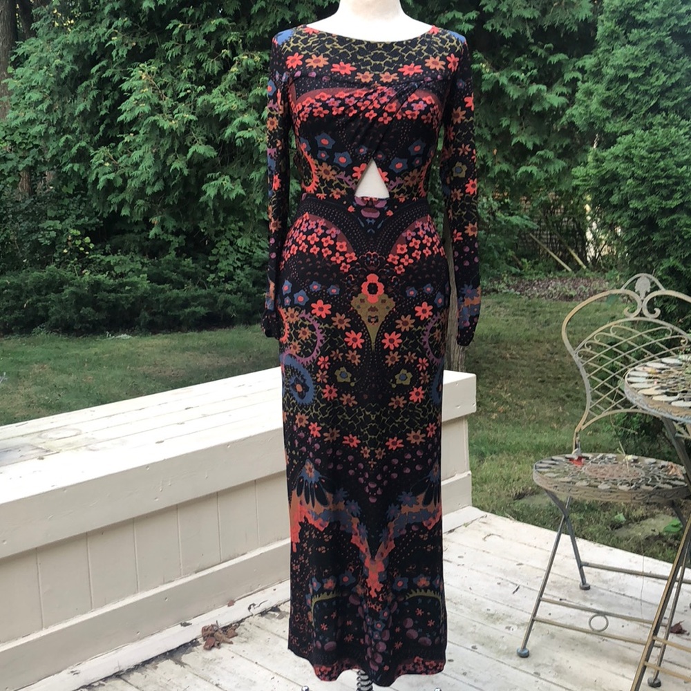 Floral Free People midi dress